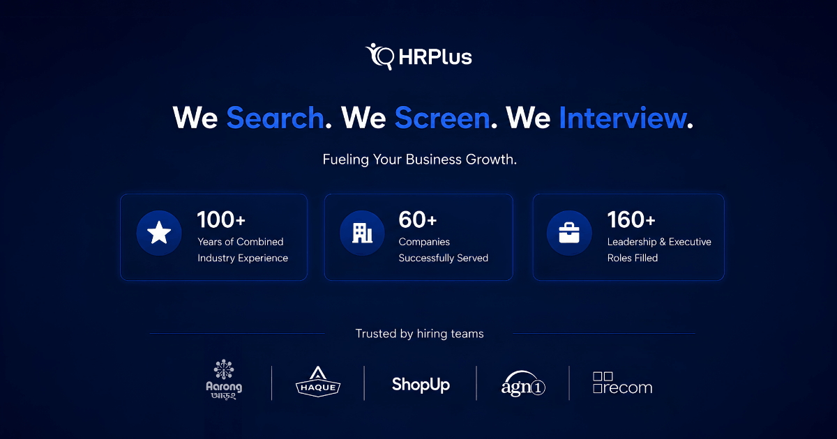 Recruitment Service Bangladesh | HRPlus - Fueling Growth | Protecting Brand